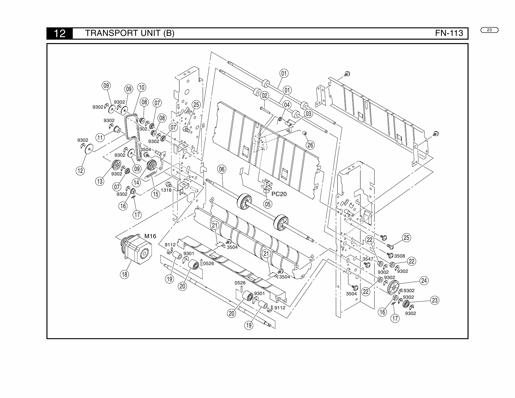 Konica-Minolta Options FN-113 Parts Manual-3